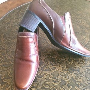 Sporto brown leather slip on